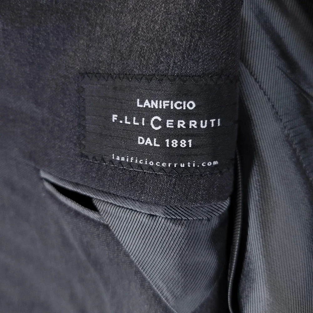 Banana Republic Suit Jacket Mens 40R Gray Wool Modern Fit Cerruti Canada Office
